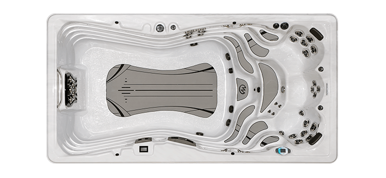 Elite performance H2X Swimspa by Master Spas the Challenger 15 D downshot